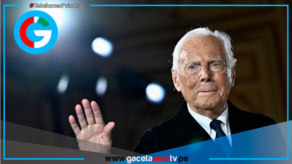 El diseñador Giorgio Armani murió a los 91 años 