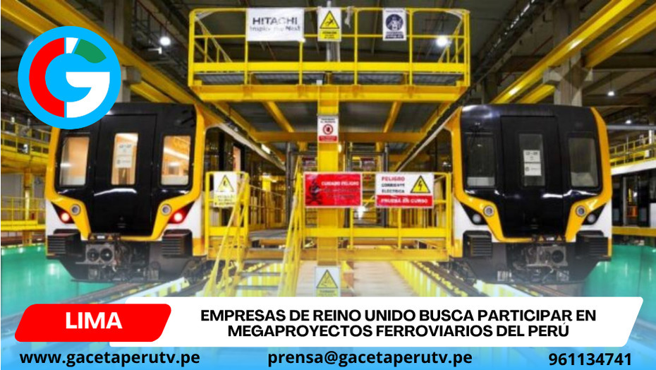 Empresas británicas apuntan a construir Metro de Lima moderno