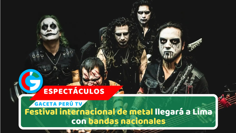 Festival internacional de metal llegará a Lima 