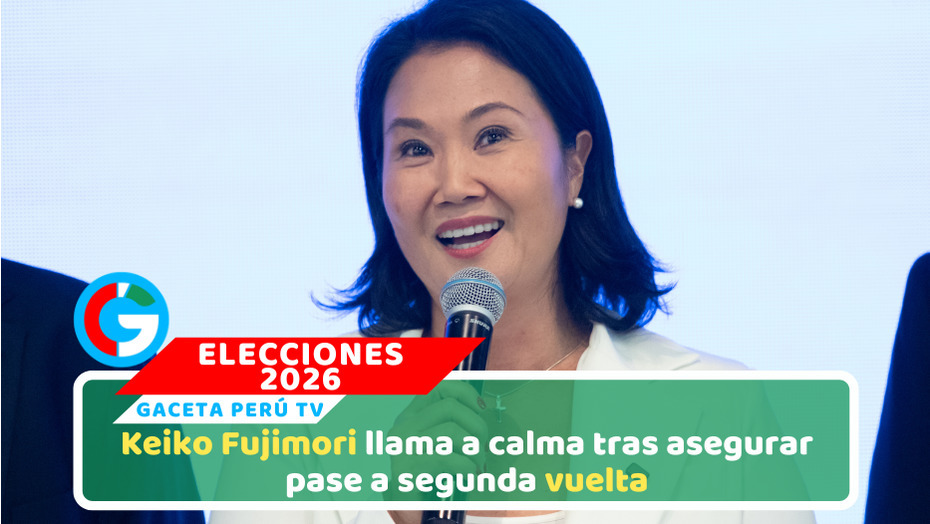 Keiko Fujimori pide prudencia tras liderar resultados electorales 2026