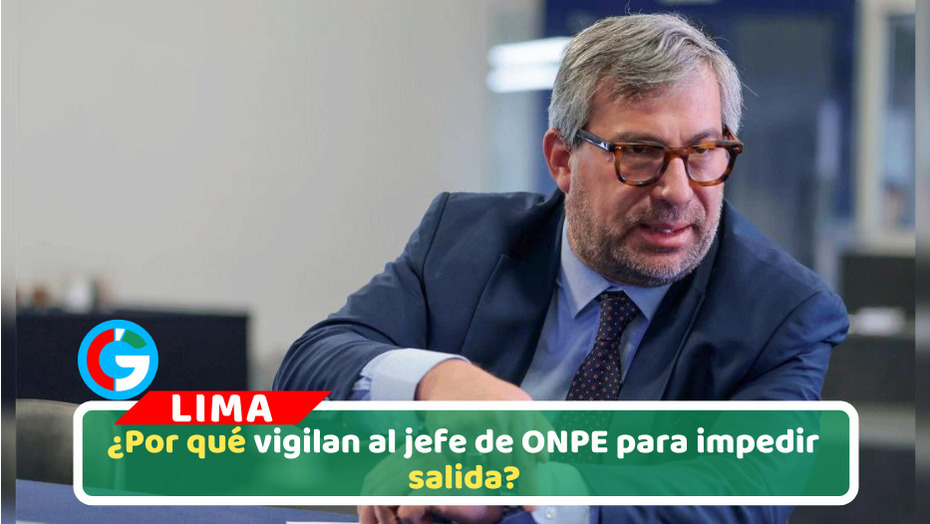 Policía activa alerta para evitar salida del jefe de ONPE