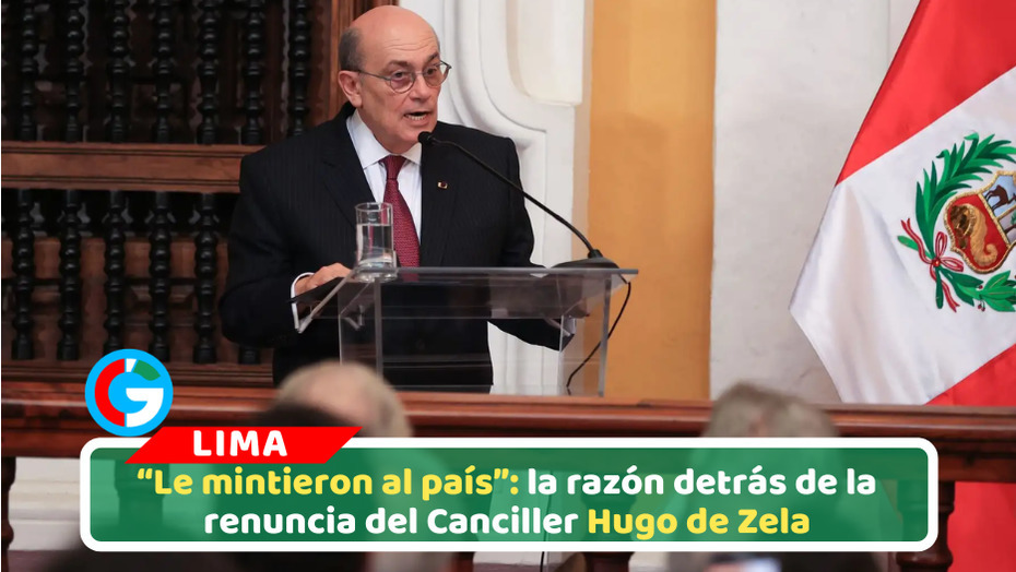 Renuncia Hugo de Zela: acusa a Balcázar de mentir en el tema de aviones de Combate F-16