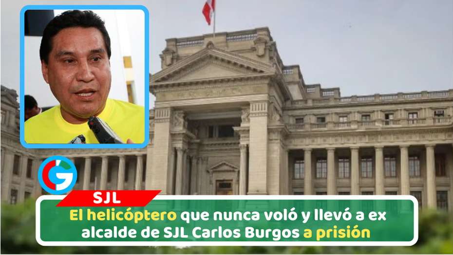Ex alcalde Carlos Burgos recibe 9 años por compra irregular de helicóptero