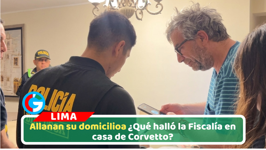 Fiscalía allana casa de Piero Corvetto por caso ONPE