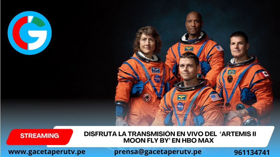 Disfruta la transmisión en vivo del  ‘Artemis II Moon Fly By’ en HBO MAX  